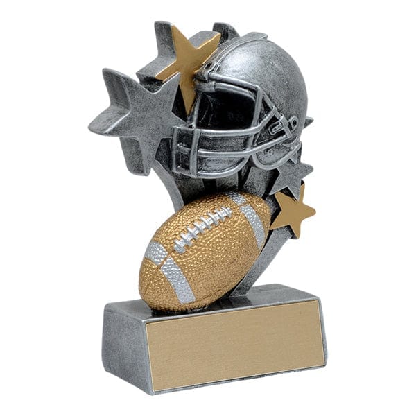 Football Trophy - Star Blast (A3993) Football Quest Awards - Trophy