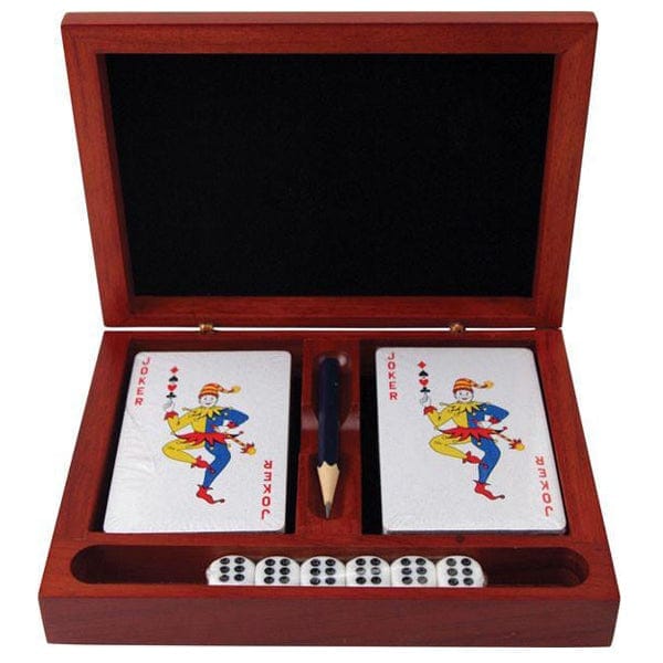 Giftware Miscellaneous Rosewood Playing Card Box