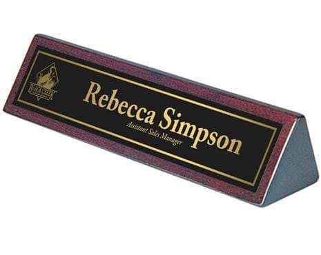 Giftware - Rosewood Name Bar (A2499) - Quest Awards