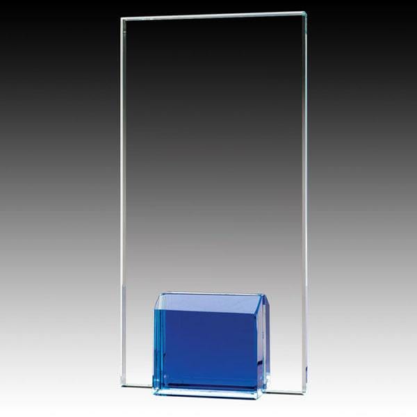 Glass Award - Gemstone Blue Block (A3508) - Quest Awards