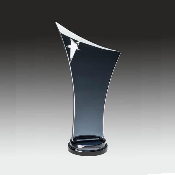 Glass Award - Midnight Series - Star Point (A3321) - Quest Awards