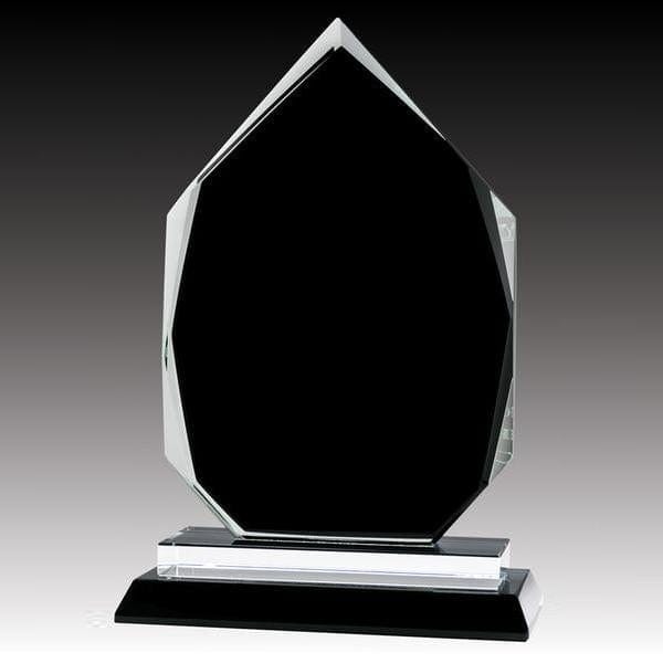 Onyx Berg glass award 7 inch–8 3/4 inch