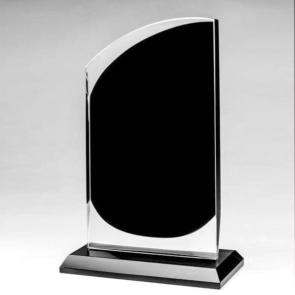 Onyx Slope glass award 7 1/4–8 inch