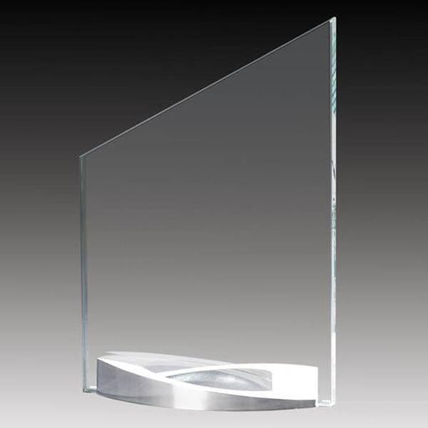 Glass Award - Platinum Series - Slope (A2524) - Quest Awards