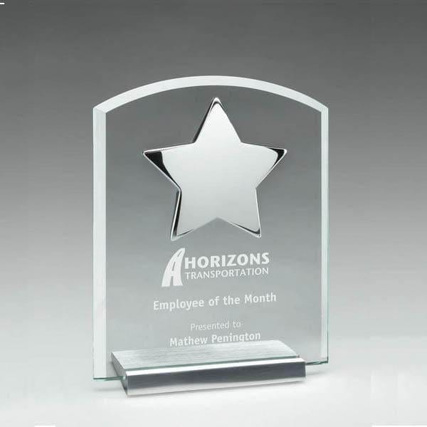 Prestige plaque with silver Star