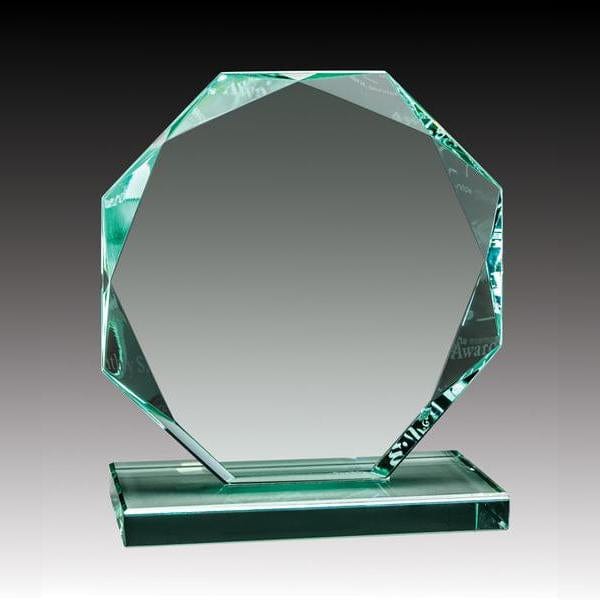 Value Premium Circle glass Jade award 5–6 inch