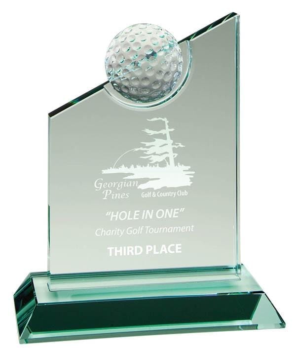 Golf Crystal Award - Golf Series - Summit Award (A2568) - Quest Awards