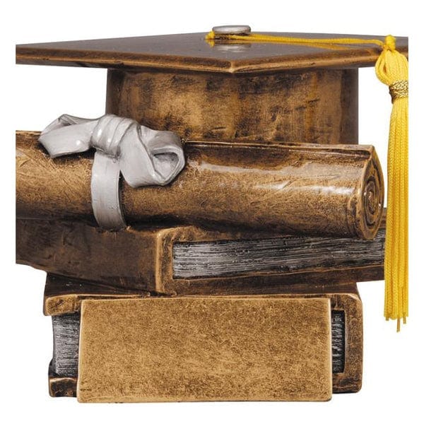 Academic Hat & Certificate Graduate trophy