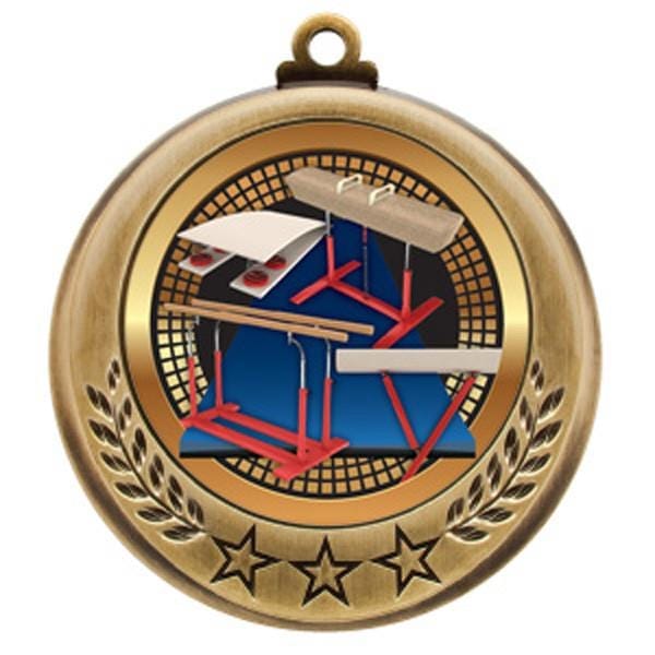 Gymnastics Spectrum medallion 2 3/4 inch