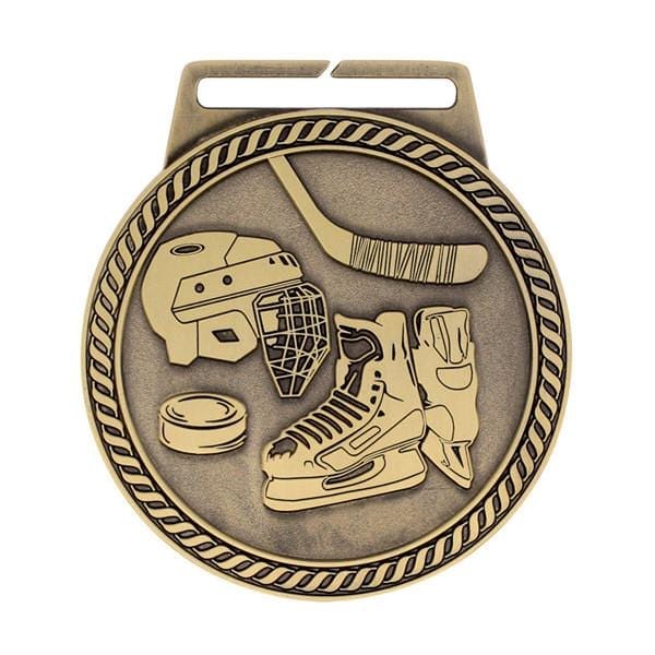 Hockey Medal Titan Series Wide Ribbon 3