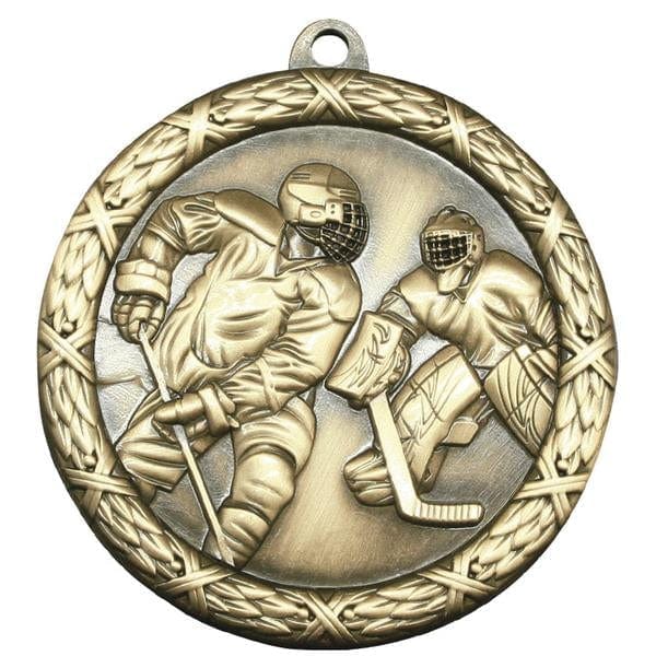 Hockey Classic Heavyweight Medals medallion 2 1/2 inch