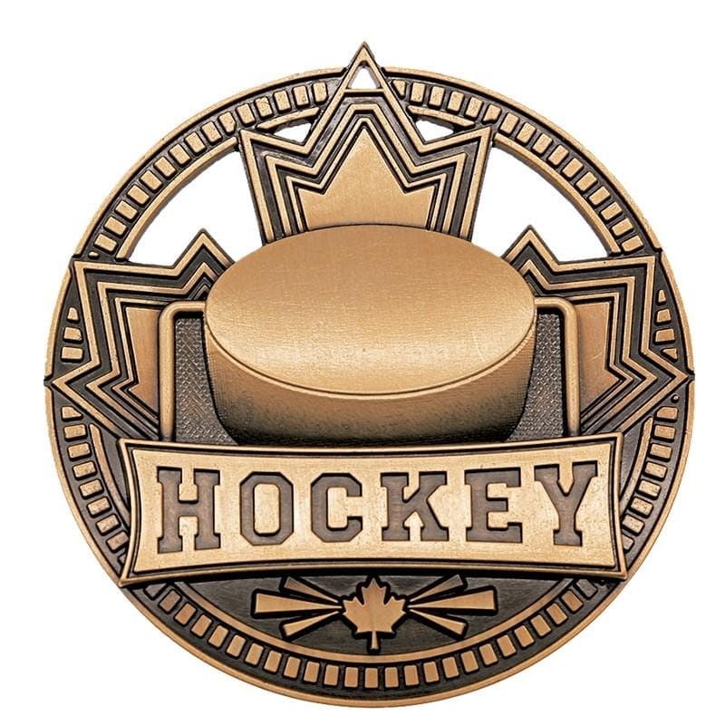 Hockey medallion Patriot Sport 2 3/4 inch – bronze