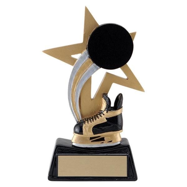 Hockey Big Star Skate & Puck trophy 5 1/8 inch–6 1/4 inch