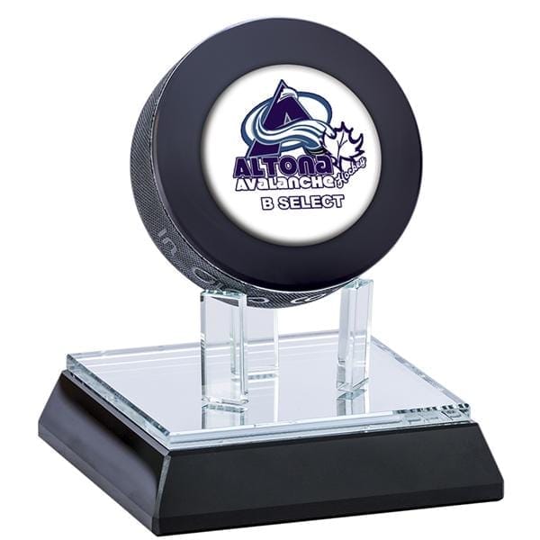 Hockey Trophy - Glass Puck Display Stand (A3560) - Quest Awards