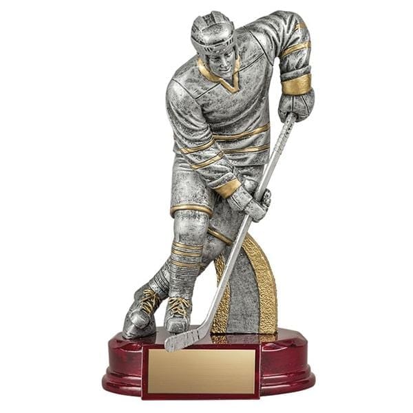 Hockey Solid resin Player trophy 6 1/2–8 inch