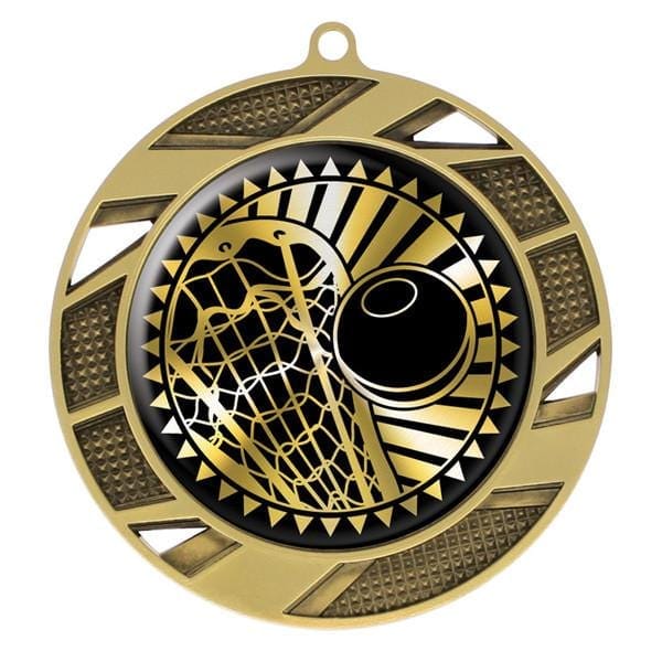 Lacrosse Solar medal 2 3/4 inch – gold
