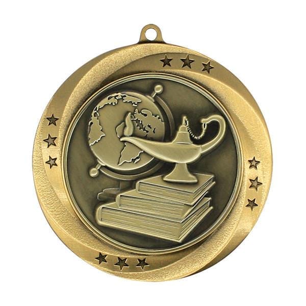 Academic Matrix Lamp of Knowledge medallion 2 3/4 inch
