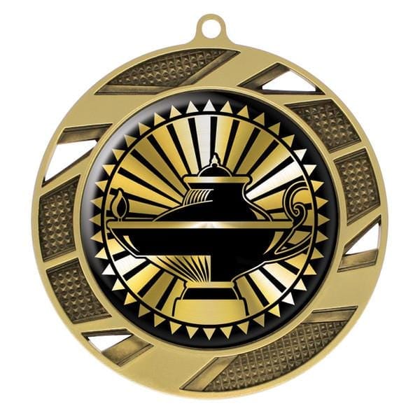 Academic Solar medal 2 3/4 inch – gold