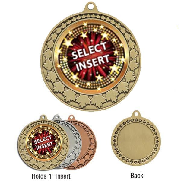 MapleLeaf 2 3/4 inch medal with 2-inch activity insert