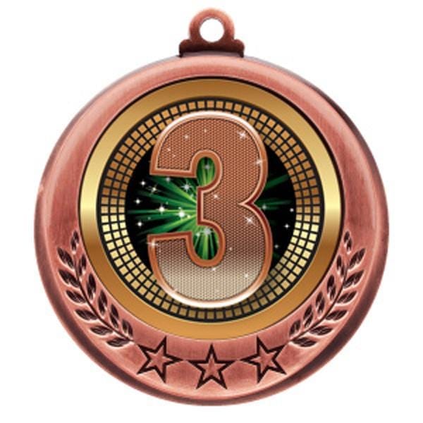 Academic Spectrum 3rd Place medallion 2 3/4 inch