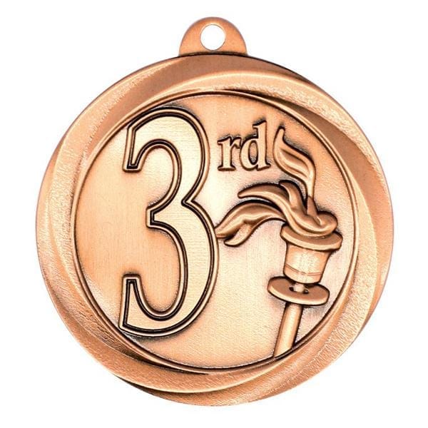 Vortex 3rd Place bronze medallion 2 inch