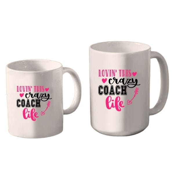 Mug Hockey Color - Lovin This Crazy Coach Life (A4017) Coffee Mug Quest Awards - Mug
