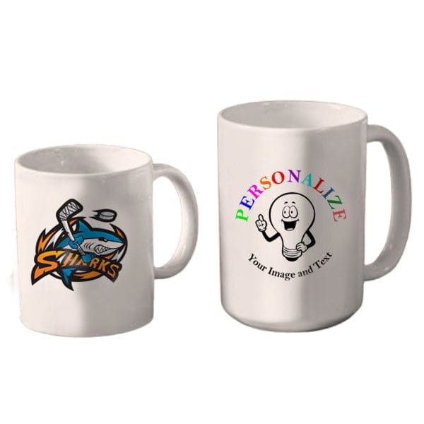 Mug Hockey - Full Color - Personalized Image and Text (A3898) Coffee Mug Quest Awards - Mug