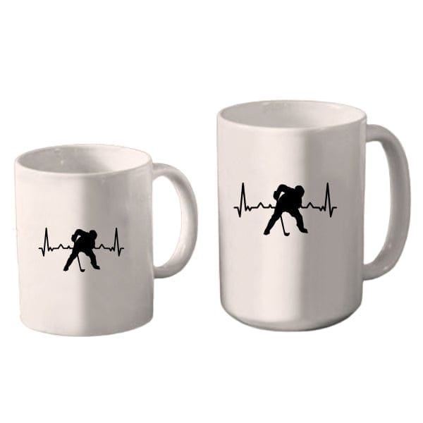 Mug Hockey - Heart Beat Hockey (A3920) Coffee Mug Quest Awards - Mug