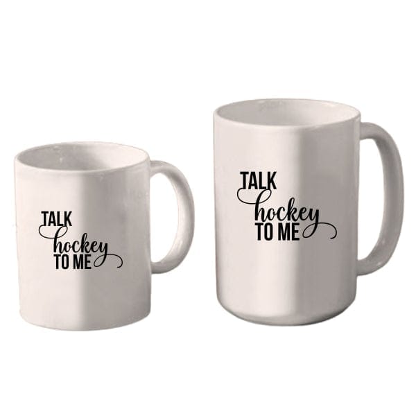 Mug Hockey - Talk Hockey To Me (A3916) Coffee Mug Quest Awards - Mug