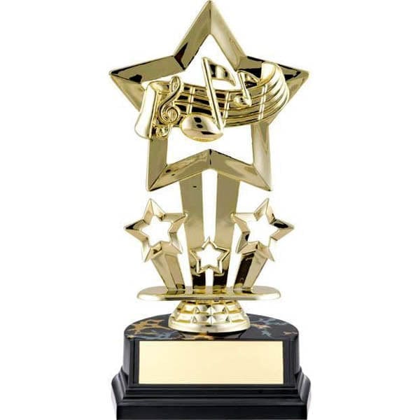Music Superstar economy trophy