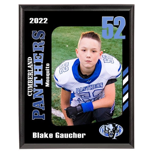 Custom Player Full Colour Photo plaque 8–9 inch