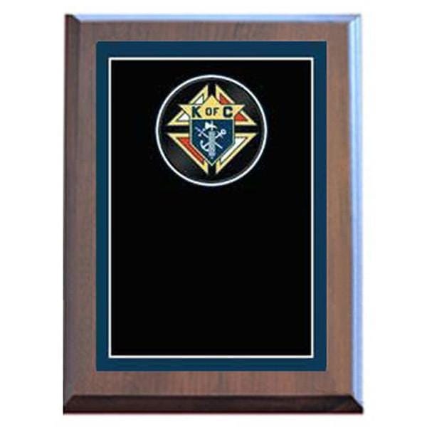 Specialty Knights of Columbus plaque