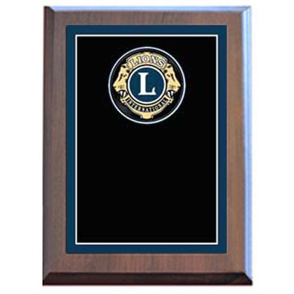 Specialty Lions Club plaque