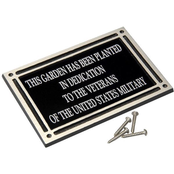 Plaques Cast Aluminum Memorial plaque 4 inchx6 inch
