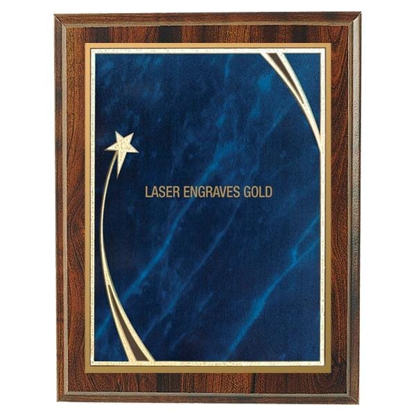 Shooting Plaques Star blue 7–9 inch