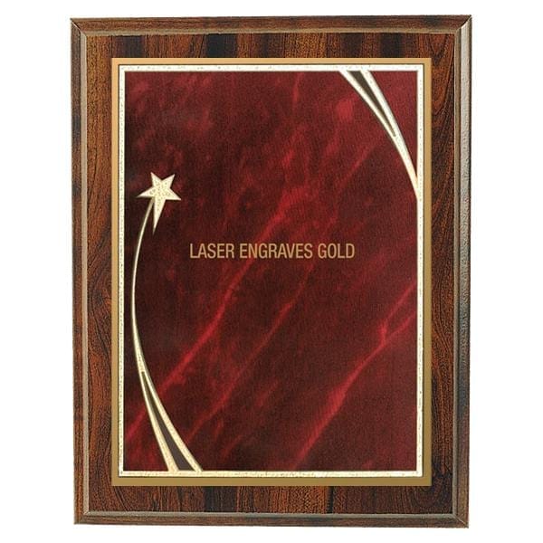 Shooting Plaques Star red 7–9 inch