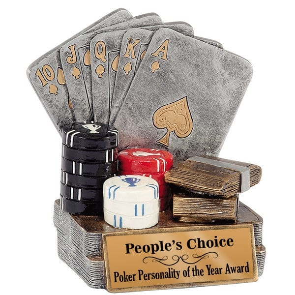 Poker Chips & Cards trophy