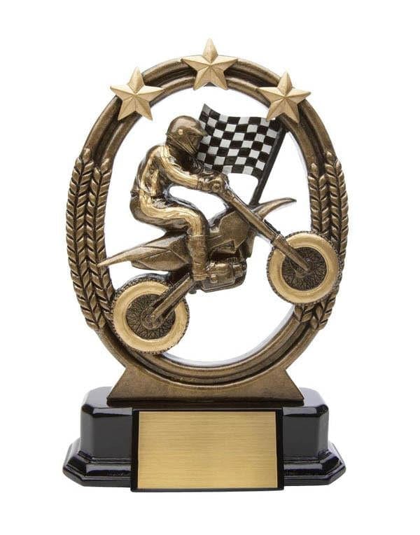 Motorcycle Racer Trophy Racing Trophy - Tri-Star Motocross (A2944) β SGA Grp