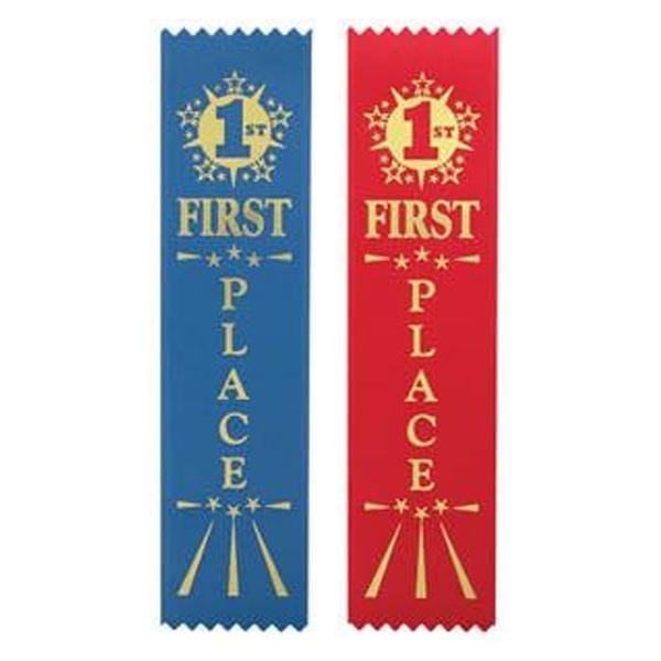 Placement ribbons, 1st to 5th place