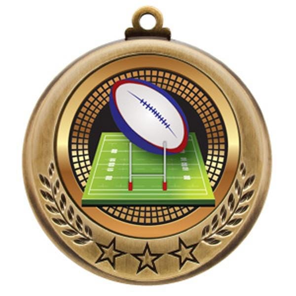 Rugby Spectrum medallion 2 3/4 inch