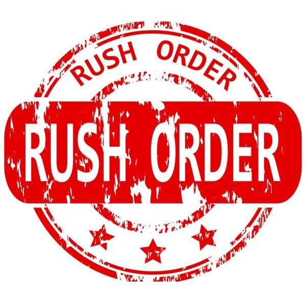 Rush order fee - SGA Grp