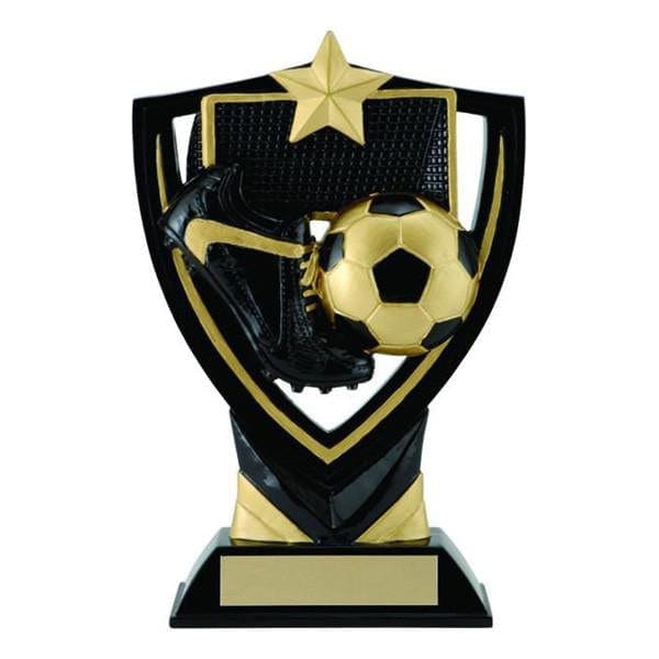 Soccer Apex Shield trophy 6 1/2 inch–7 1/4 inch