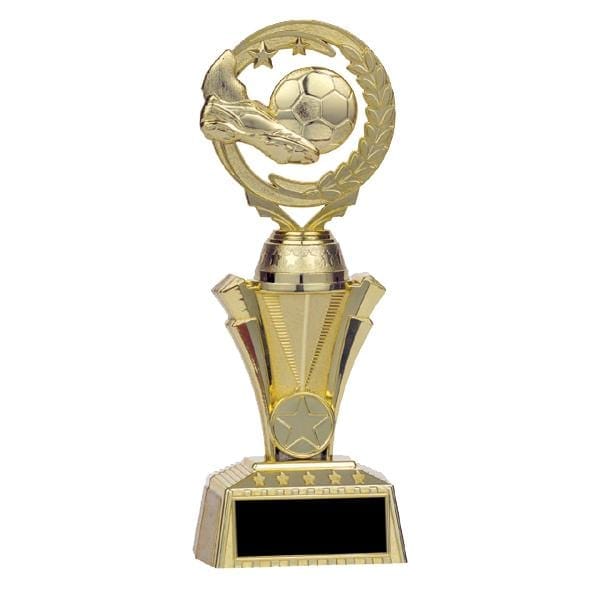 Soccer Nexus Twister Bright gold trophy 9 1/2 inch–11 1/2 inch