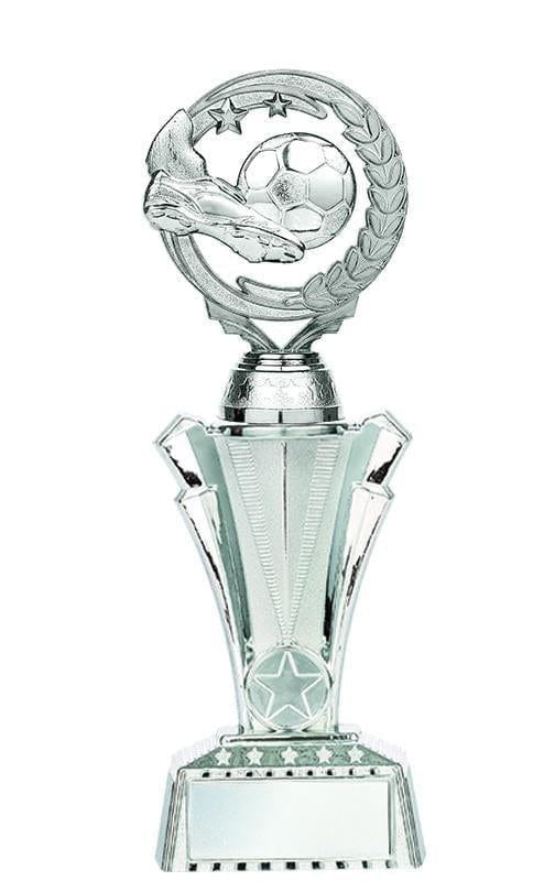Soccer Nexus Twister silver trophy 9 1/2 inch–11 1/2 inch