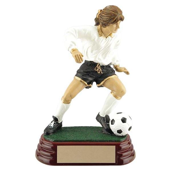 Soccer Player Female trophy 6–7 inch