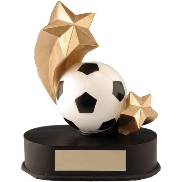 Shooting Star Soccer trophy 4 1/4–5 inch