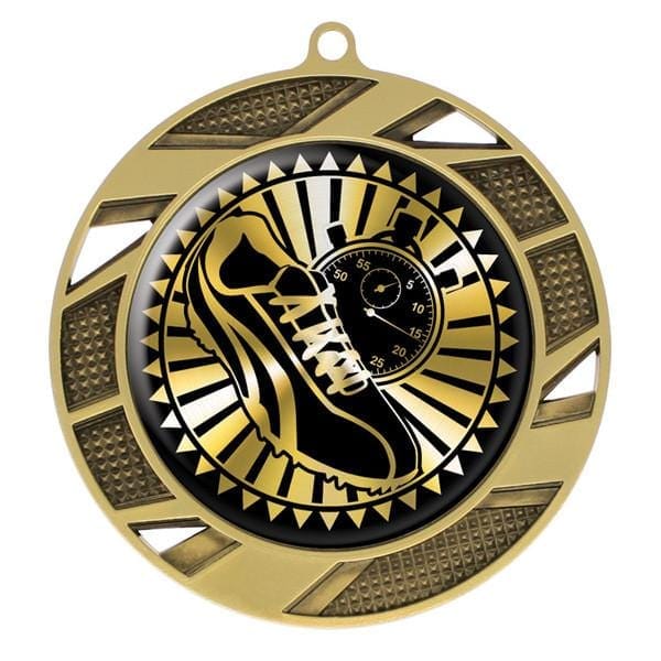 Track Solar medal 2 3/4 inch – gold