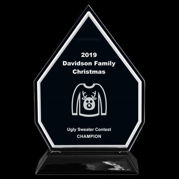Ugly Sweater acrylic award Diamond
