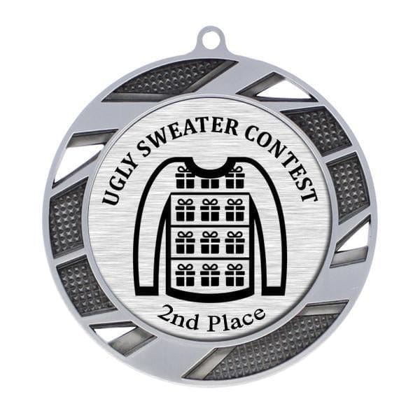 2nd Place silver Solar medal 2 3/4 inch
