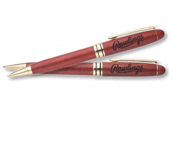 Wood Pen and Pencil Rosewood Eurostyle Twist